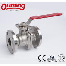 2PC Flanged Ball Valve with Mounting Pad